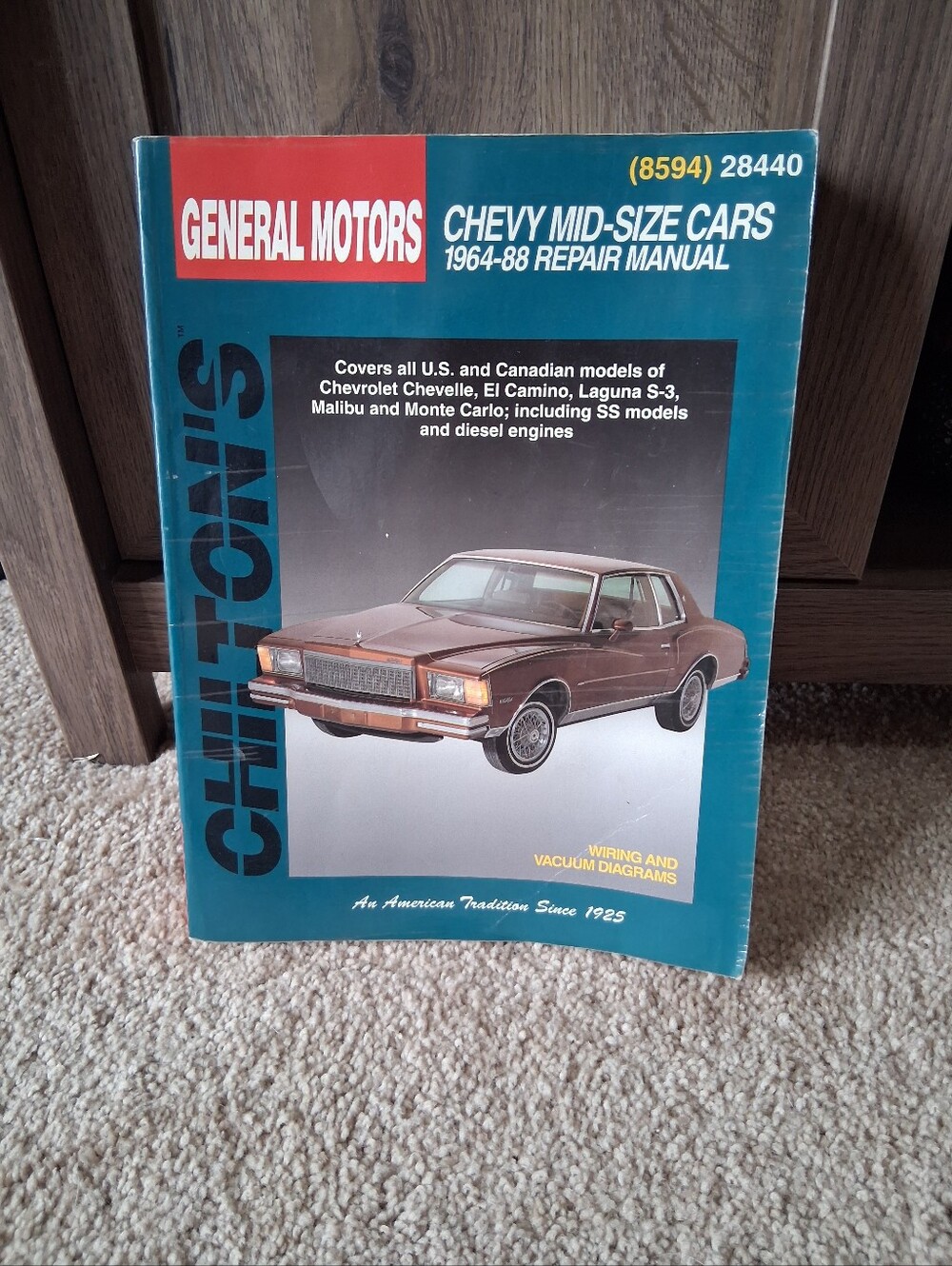 Chiltons GM Chevy Mid-Size Cars 1964-88 Repair Manual 8594 Wiring And Vacuum
